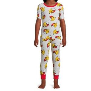 Boy's Size 8 Pokemon Pajama Set Cotton Short Sleeve Shirt and Pants
